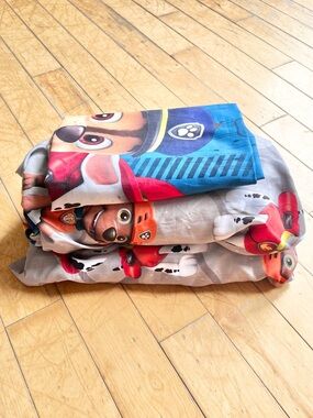 Paw Patrol Twin Bedding Set: Twin Sheet Set with Pillowcase & Fitted Sheet